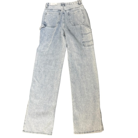 PacSun 90’s BF Carpenter Daisy Printed Jeans Size 25 - Picture 3 of 7